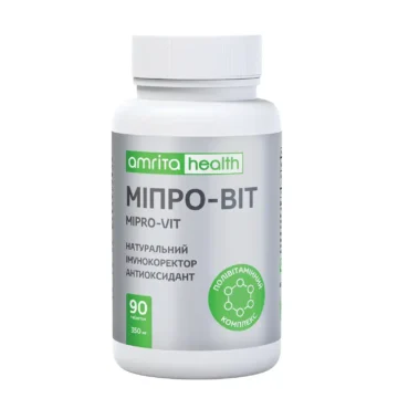 Дієтична добавка (БАД) Міпро-Віт таблетки (Міпровіт) – головне фото, передня сторона упаковки