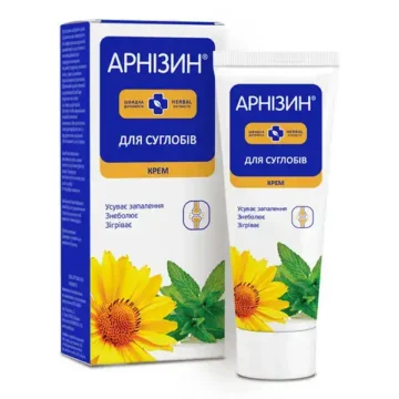 Косметичний засіб Крем для суглобів Арнізин® - головне фото, передня сторона упаковки