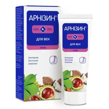 Косметичний засіб Крем для вен Арнізин® - головне фото, передня сторона упаковки
