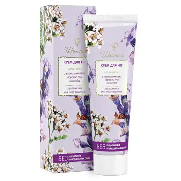 Косметичний засіб Крем для ніг Шанталь® - головне фото, передня сторона упаковки Косметичний засіб Крем для ніг Шанталь® - головне фото, передня сторона упаковки