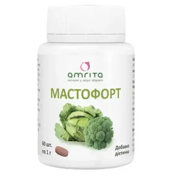 Дієтична добавка (БАД) Мастофорт таблетки - головне фото, передня сторона упаковки