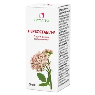 Дієтична добавка (БАД) Нервостабіл-Р розчин – головне фото, передня сторона упаковки