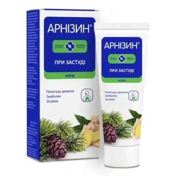 Косметичний засіб Крем при застуді Арнізин® - головне фото, передня сторона упаковки