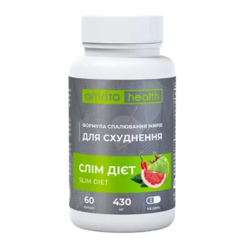 Диетическая добавка (БАД) Слим Диет + Кайенский перец капсулы - главное фото, передняя сторона упаковки