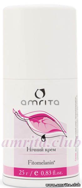 Нічний крем Amrita® з фітомеланіном Нічний крем Amrita® з фітомеланіном