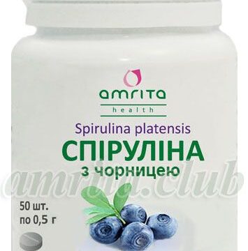 Спіруліна з чорницею