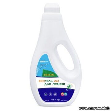 Экогель 2 в 1 для стирки деликатных вещей